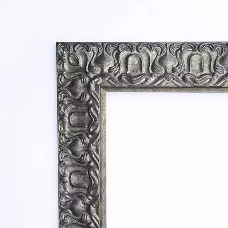 32" x 32" Wood Bathroom Wall Mirror - Modern Square, Includes Mounting Hardware