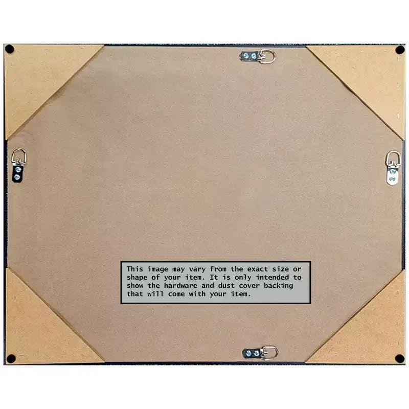 20" x 26" Non-Beveled Brushed Gold Narrow Wall Mirror – Rectangular Vanity Mirror with Mounting Hardware