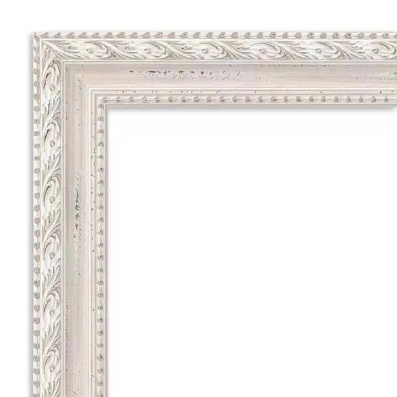 24" x 30" Wood Wall Mirror, Modern Rectangle, No Assembly