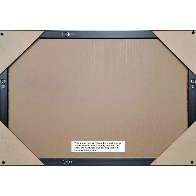 Miroir mural en bois 24" x 30", rectangulaire moderne, aucun assemblage requis