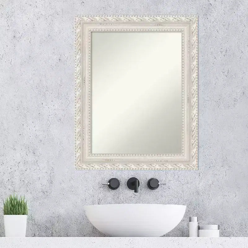 Miroir mural en bois 24" x 30", rectangulaire moderne, aucun assemblage requis