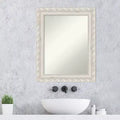 Miroir mural en bois 24" x 30", rectangulaire moderne, aucun assemblage requis