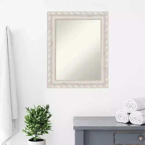 Miroir mural en bois 24" x 30", rectangulaire moderne, aucun assemblage requis
