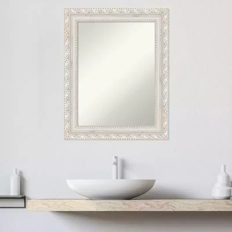 Miroir mural en bois 24" x 30", rectangulaire moderne, aucun assemblage requis