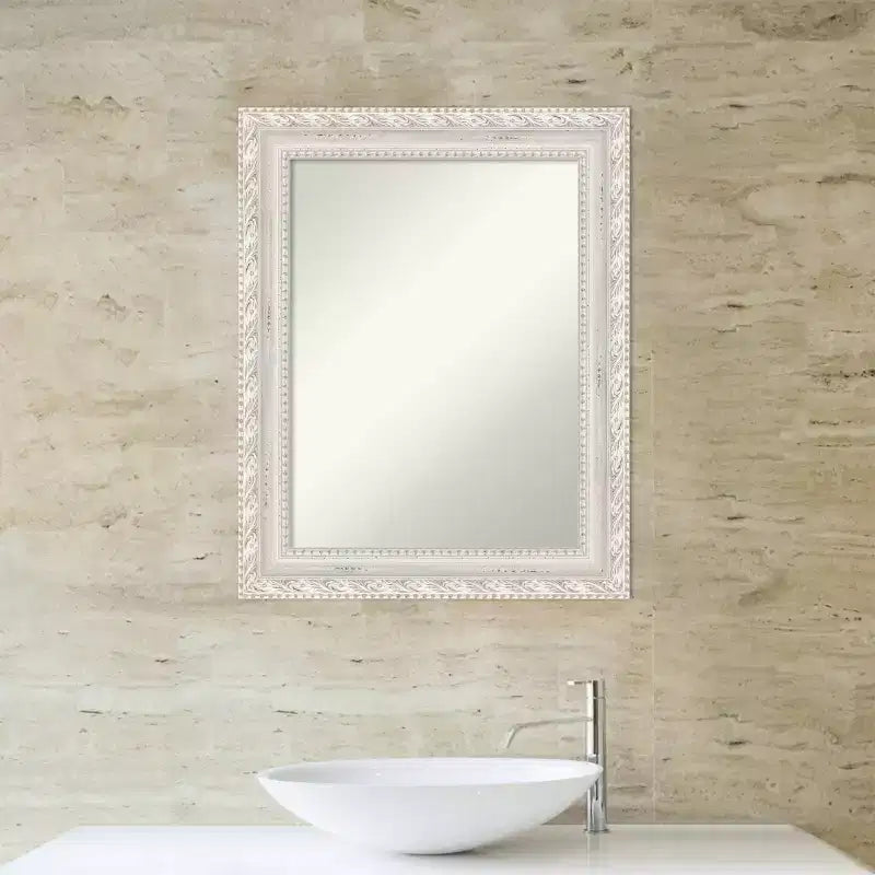 Miroir mural en bois 24" x 30", rectangulaire moderne, aucun assemblage requis