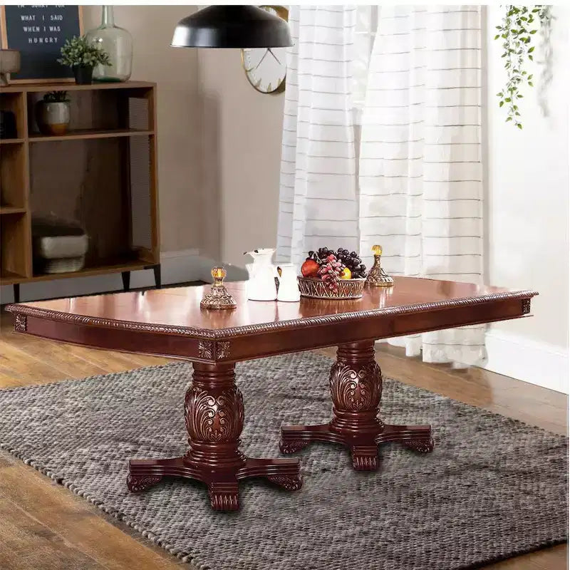 46" Dining Table Cherry Finish