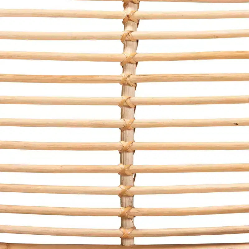 Fauteuil de salon en rotin naturel – Marron naturel, accent en osier d'intérieur