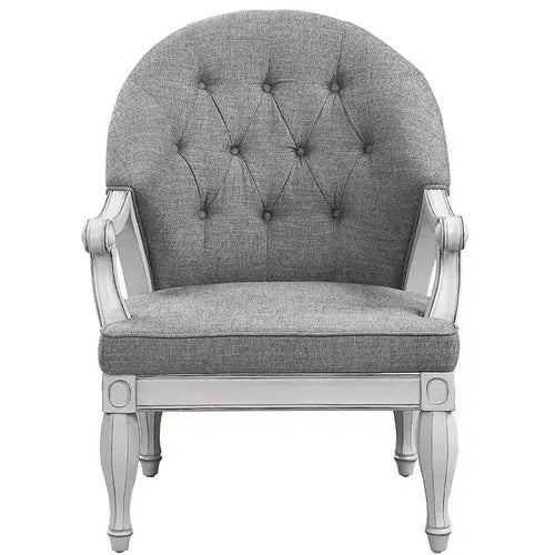 Fauteuil d'appoint 31 po : Rembourrage en coton touffeté, aucun assemblage requis