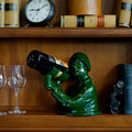 Porte-Bouteille de Vin Soldat Vert – Porte-Bouteille de Vin Nouveauté en Résine