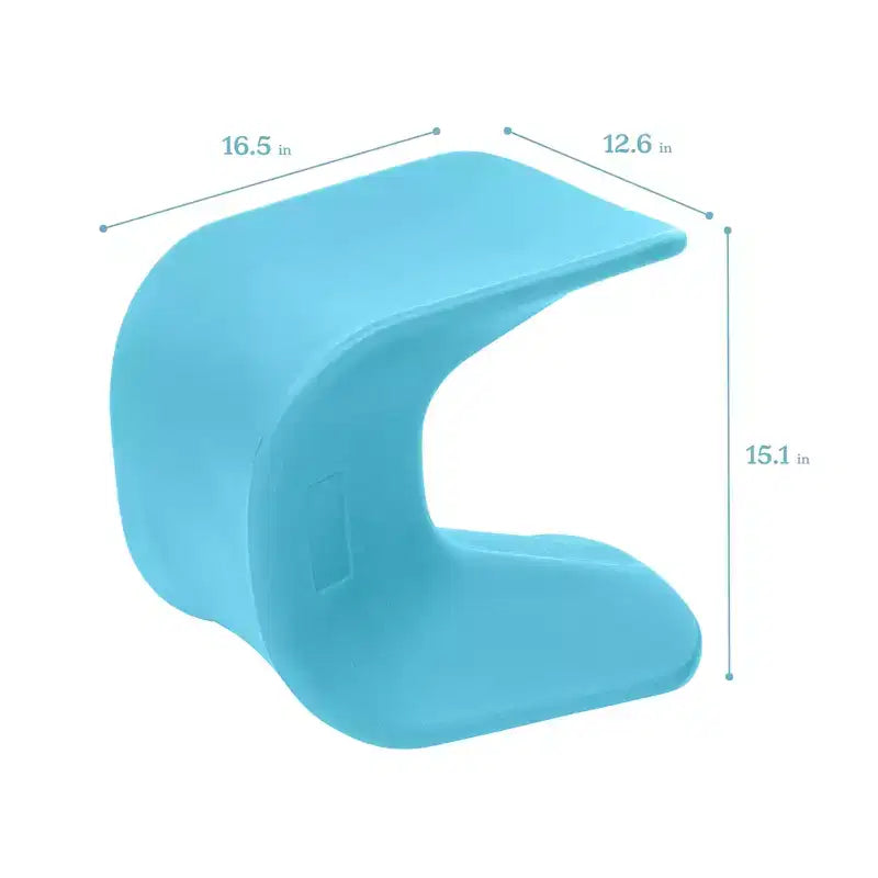Tabouret Hauteur d'Assise 35,5-38,4 cm, Assise Flexible, Lot de 2