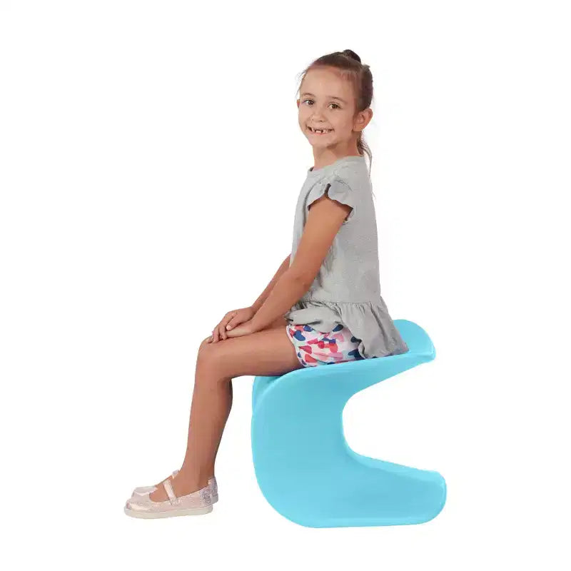 Tabouret Hauteur d'Assise 35,5-38,4 cm, Assise Flexible, Lot de 2