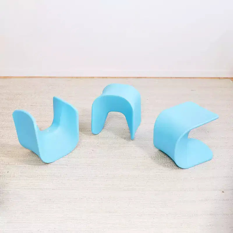 Tabouret Hauteur d'Assise 35,5-38,4 cm, Assise Flexible, Lot de 2