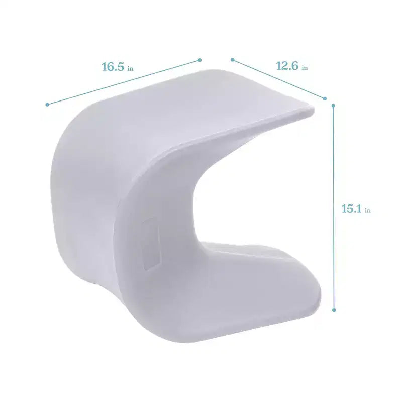 Tabouret Hauteur d'Assise 35,5-38,4 cm, Assise Flexible, Lot de 2
