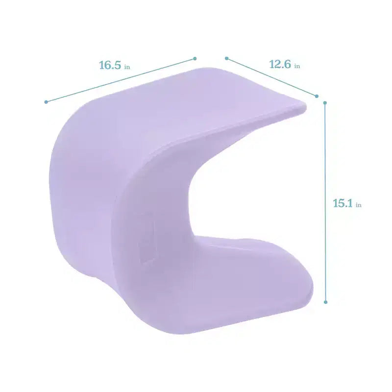 Tabouret Hauteur d'Assise 35,5-38,4 cm, Assise Flexible, Lot de 2