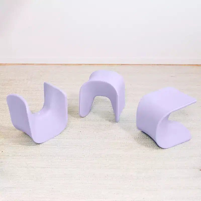 Tabouret Hauteur d'Assise 35,5-38,4 cm, Assise Flexible, Lot de 2