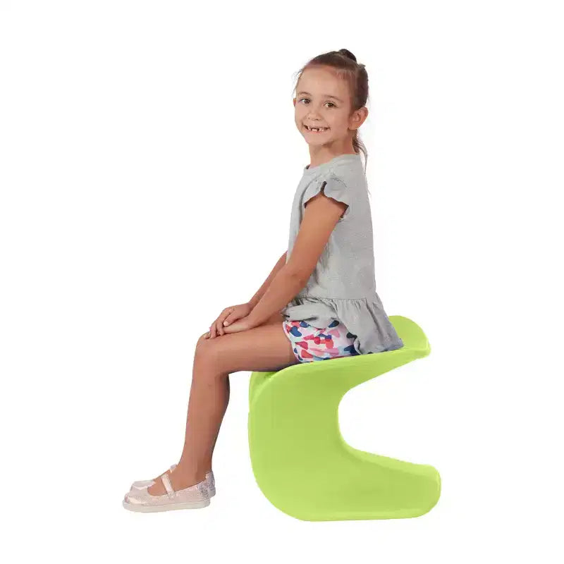Tabouret Hauteur d'Assise 35,5-38,4 cm, Assise Flexible, Lot de 2