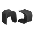 ECR4Kids Wave Seat Perch Stool, 14in - 15.1in Seat Height, Flexible Seating, 2-Pack