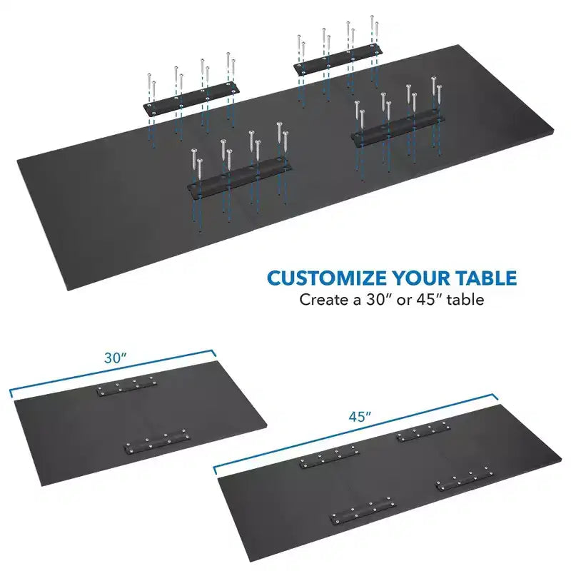 Table murale rabattable robuste pour bureau à domicile, buanderie, garage et sous-sol