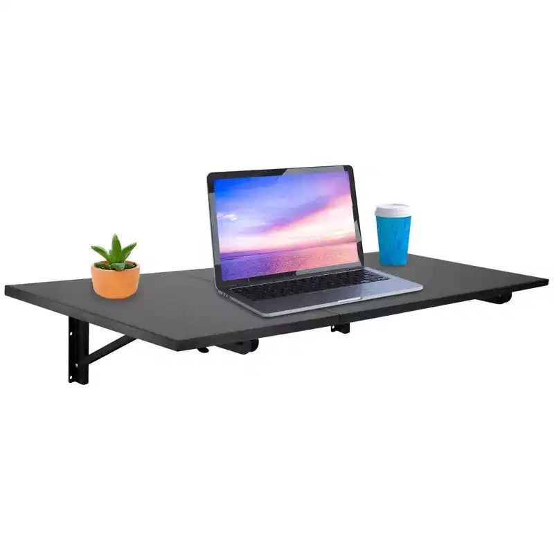 Table murale rabattable robuste pour bureau à domicile, buanderie, garage et sous-sol