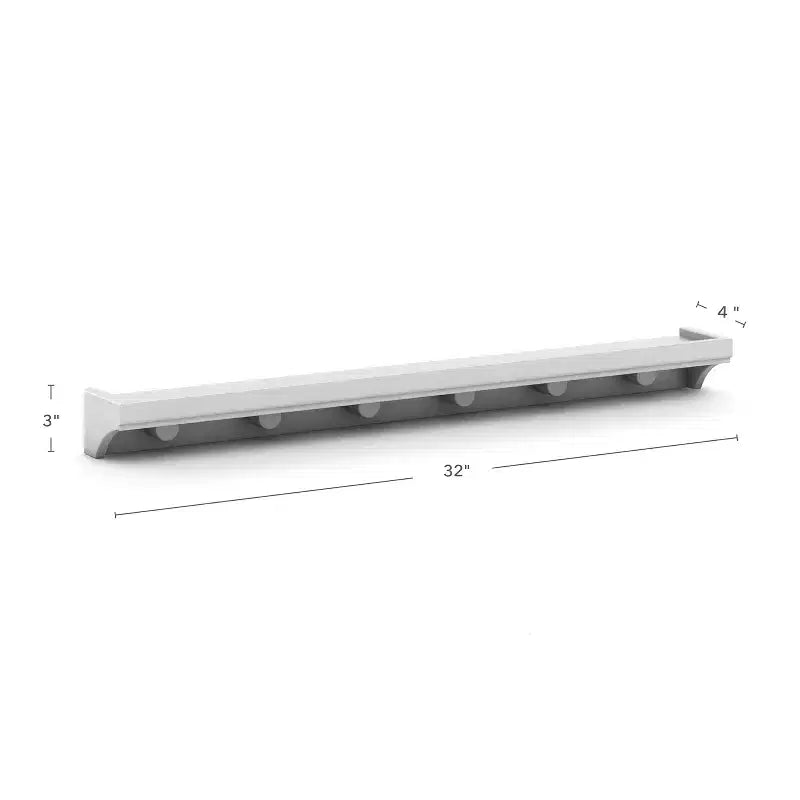 Children's Hanging Art Display Shelf with Magnetic Pegs