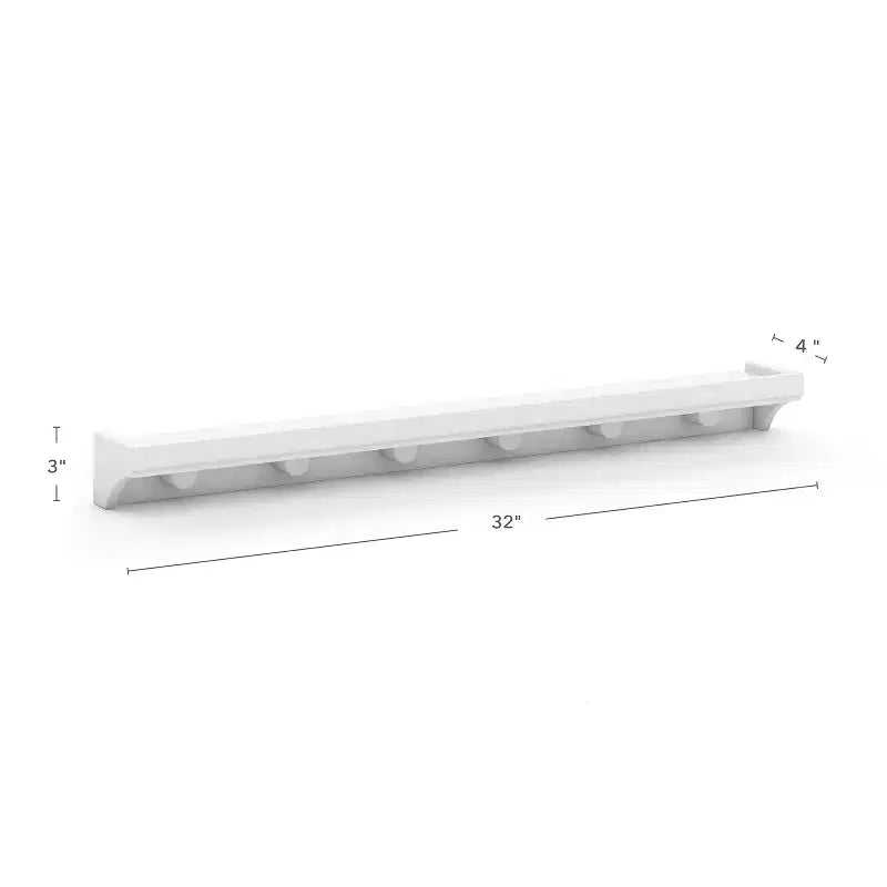 Children's Hanging Art Display Shelf with Magnetic Pegs