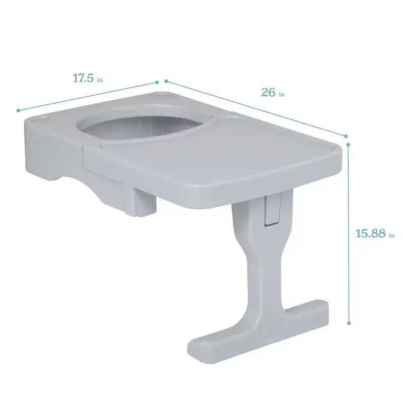 Fixation de bureau pour chaise cube, mobilier enfant, gris clair