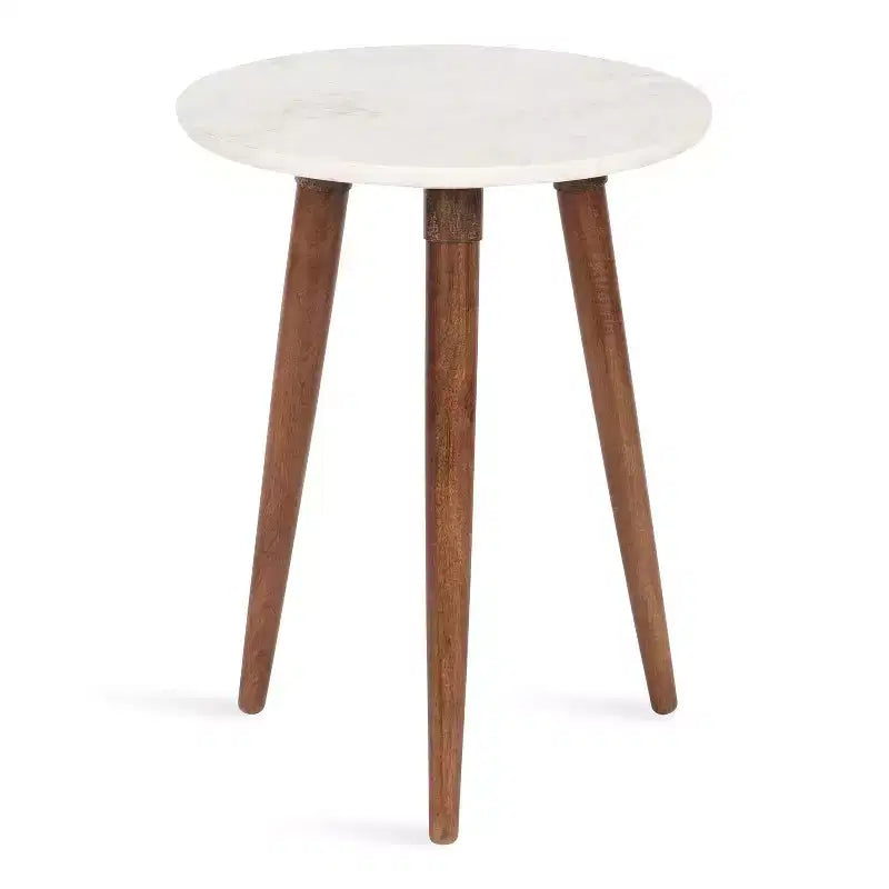 Table d'appoint ronde à pieds tripodes