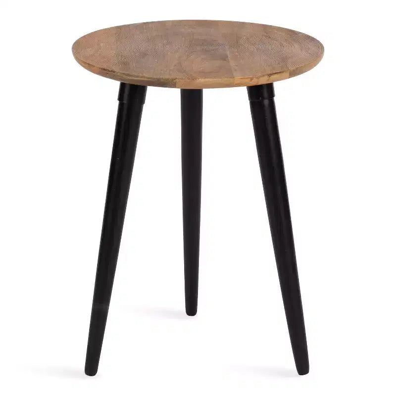 Table d'appoint ronde à pieds tripodes