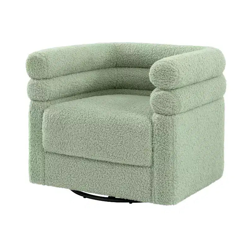 Arturo Modern Swivel Chair with One Pillow|ART OF LIVING DESIGNS-SAGE