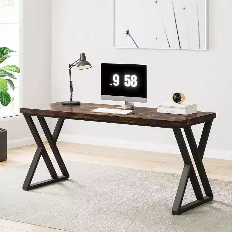 Bureau d'ordinateur de 140 cm