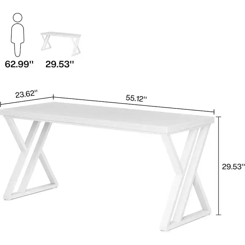 Bureau d'ordinateur de 140 cm