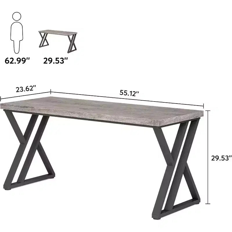 Bureau d'ordinateur de 140 cm
