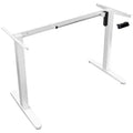Mount-It! Single Motor Electric Standing Desk Base, White