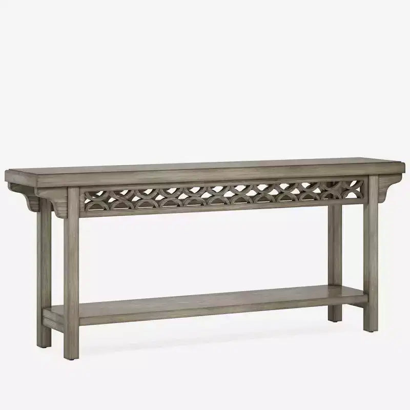 Lantine 70.8-Inch Solid Wood Long Console Table